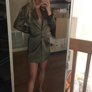 90s Satin Blazer